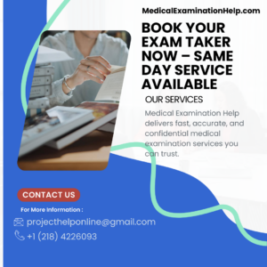 Book Your Exam Taker Now – Same Day Service Available