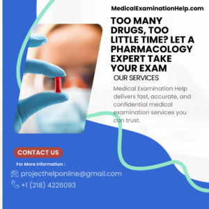 Too Many Drugs, Too Little Time? Let a Pharmacology Expert Take Your Exam